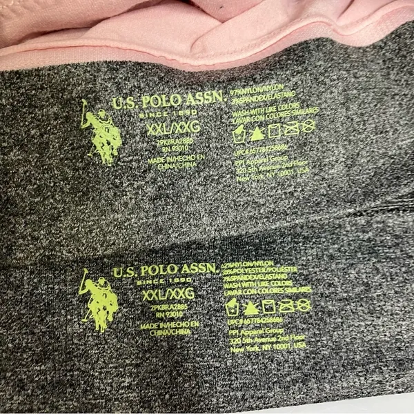 U.S. Polo Assn. bra set pink & gray size‎ XXL - Image 5