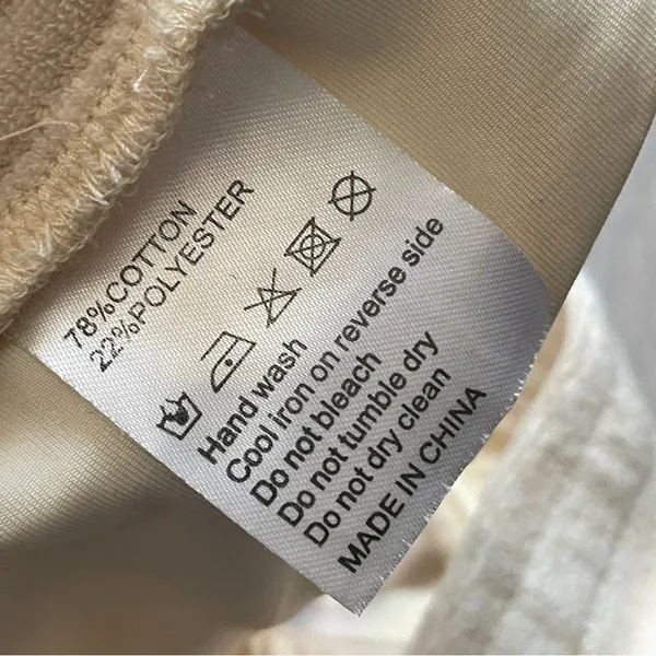 Peppermayo Terry Bra one shoulder womens Cream (size 6) - Image 5