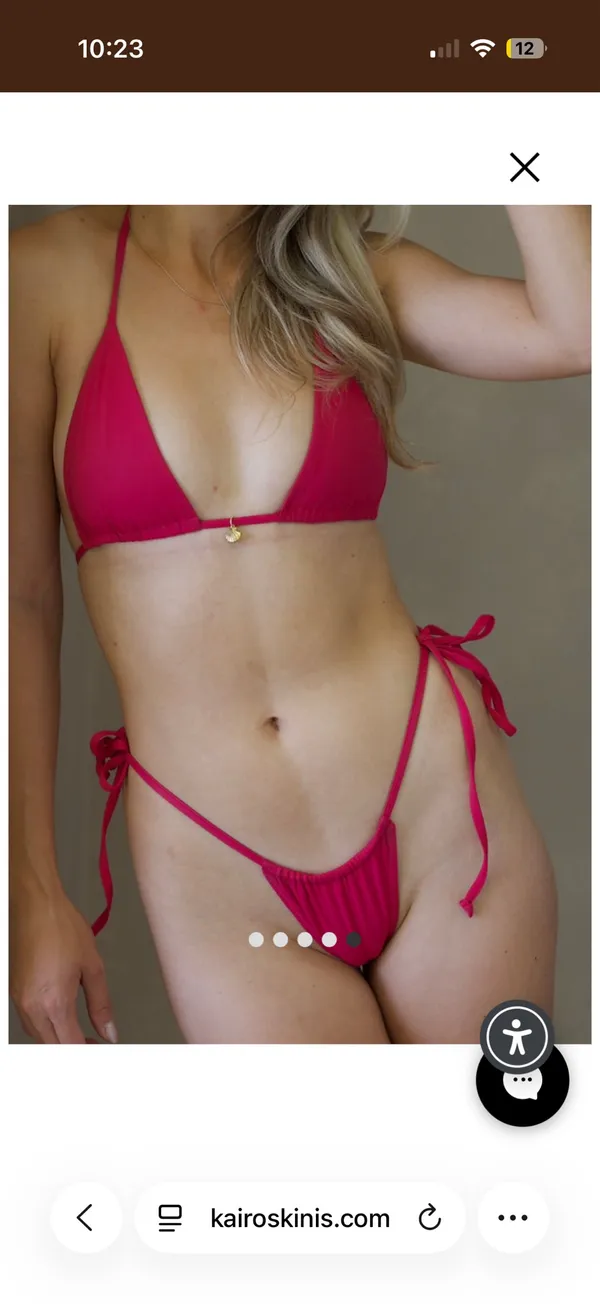 Triangl Kairos ‘kinis Pink Bikini - Image 3