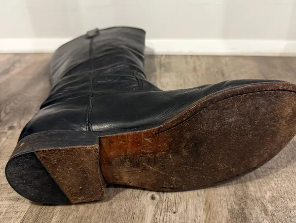 Frye Melissa Button Riding Boots Black Leather Women’s Size 8.5 Classic Tall - Image 10