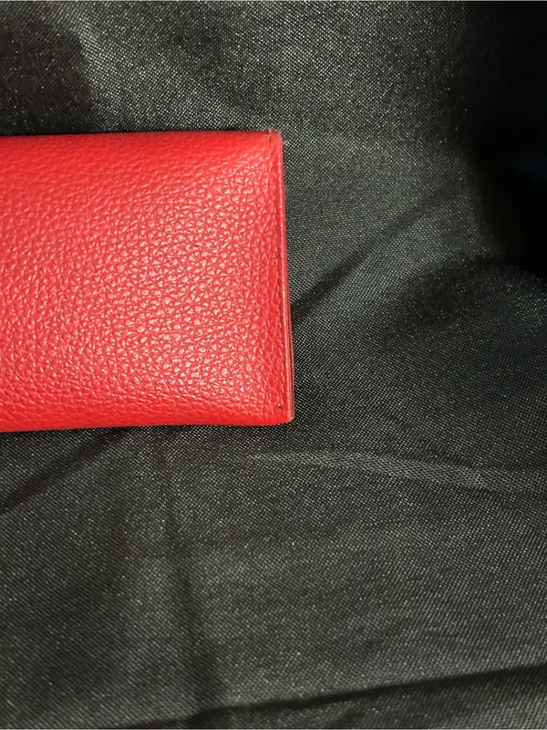 GUESS Red & Black Pebbled Eyewear Sunglasses Pouch Case - Image 6