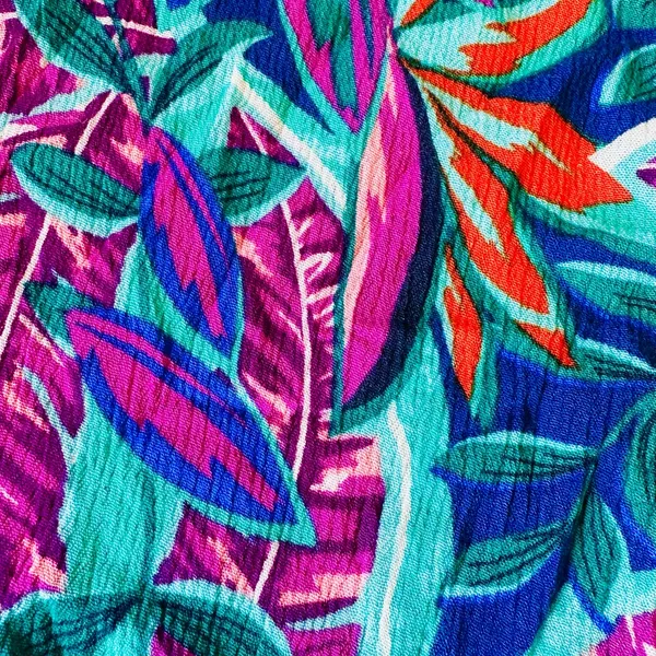 Lulu's Hipnotized Purple‎ Floral Tropical Patterned Romper Sz Medium Crackled - Image 7