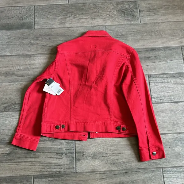 NWT Lee vintage modern rider jacket in red - Image 6