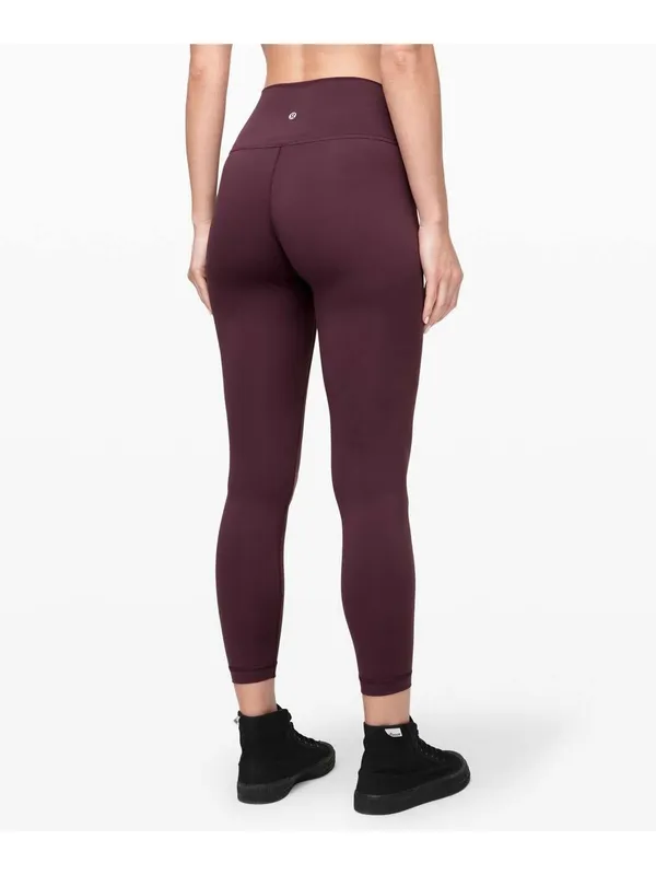 Lululemon Wunder Under Hi-Rise 7/8 Tight Nulux 25" Leggings Arctic Plum Womens 2 - Image 2