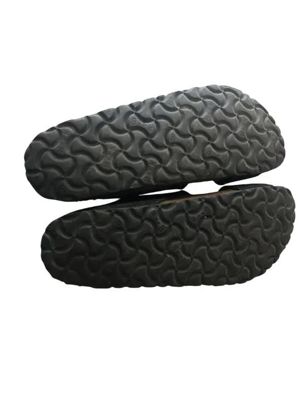 Birkenstock Siena Suede Leather Sandals Black Criss-Cross Strap 38 Narrow US 7 - Image 7