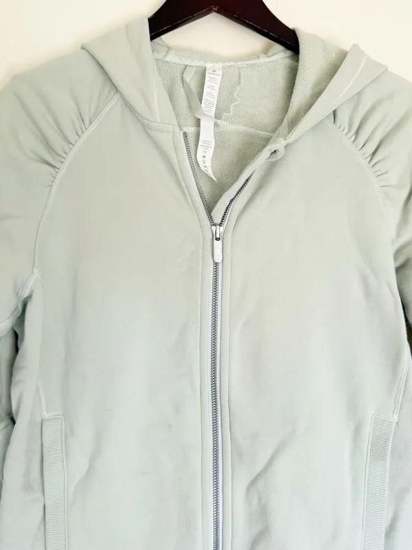 LULULEMON Cool & Collected Jacket Sea Breeze Size 8 - Image 2