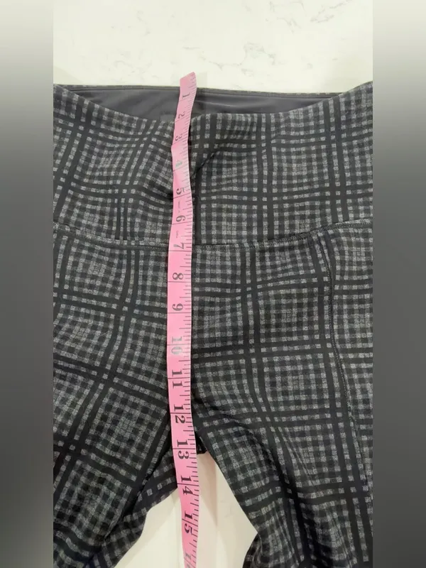 Lysse Black Plaid High-Rise Stretch Leggings - Image 9