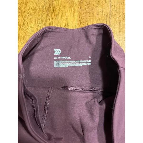 High-Waisted Athletic Leggings Workout Yoga Pants Plum‎ Purple Activewear F63 - Image 6