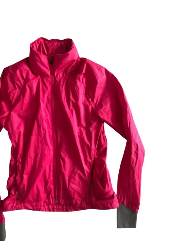 RUU Womens Pink Hoodie Windbreaker Jacket Size X Small - Image 2