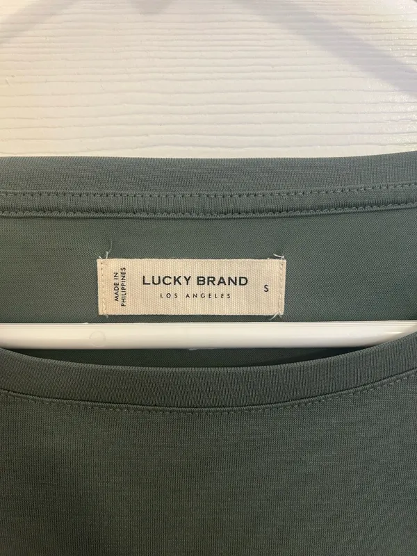 Lucky Brand Long Sleeve Shirt Green - Image 3