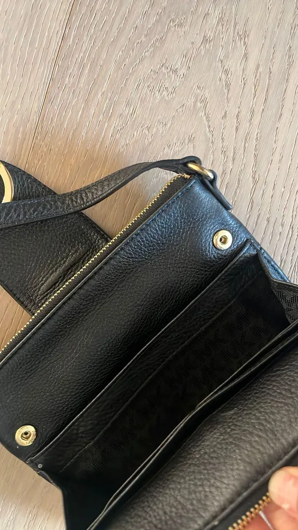 Michael Kors Leather Crossbody Purse - Image 3