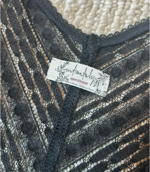 Free People Dress Black Lace Maxi S - Image 5