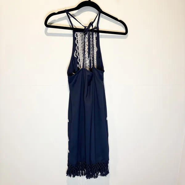 Abercrombie & Fitch Sleeveless Embroidered Shift Dress - size Medium - Image 3