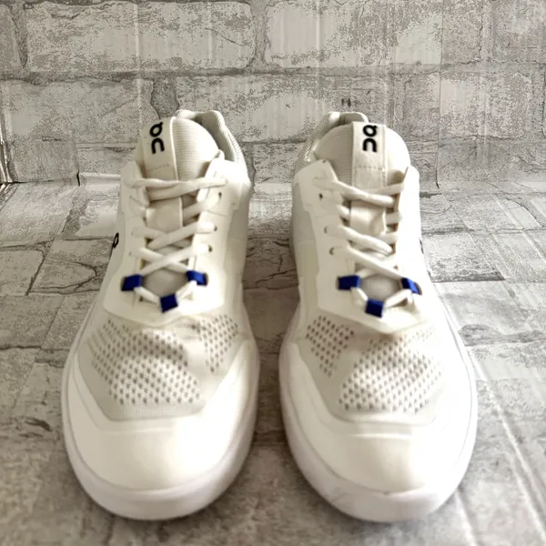 On Cloud The Roger Spin White Indigo Mesh CloudTec Speedboard Tennis Athletic Sneaker - Image 3