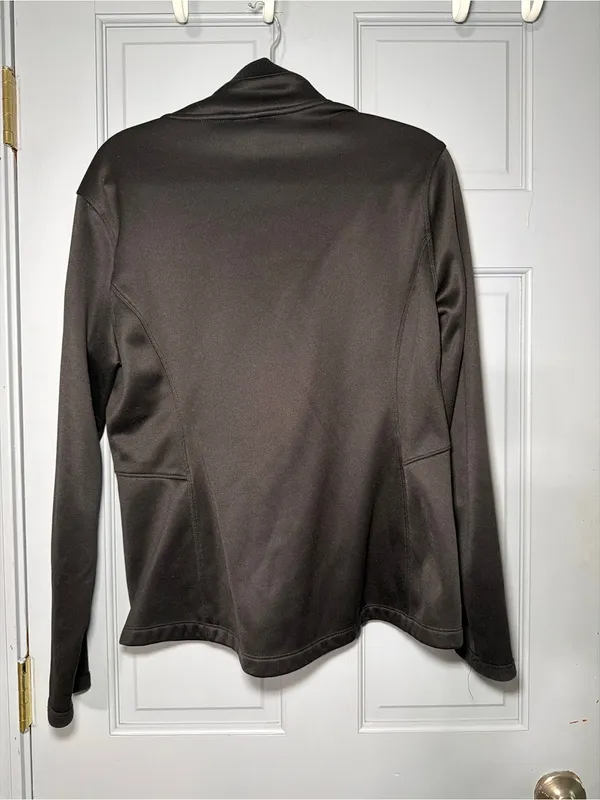 The North Face Black Utility Full-Zip Jacket with Pink Logo - Image 5