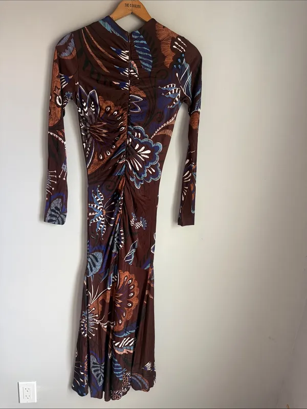 NWT FARM Rio Delicate Garden Long Sleeve Maxi Dress XS - Image 4