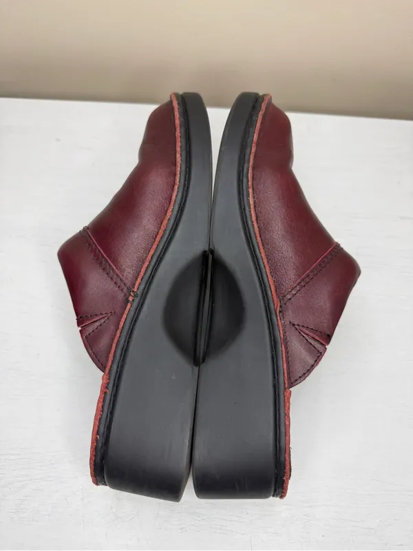 NAOT Red Leather Mules Women’s EU41 US 10-10.5 - Image 5