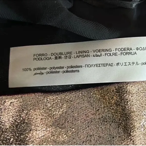 Zara Gold Crop Top(Size Medium) - Image 7