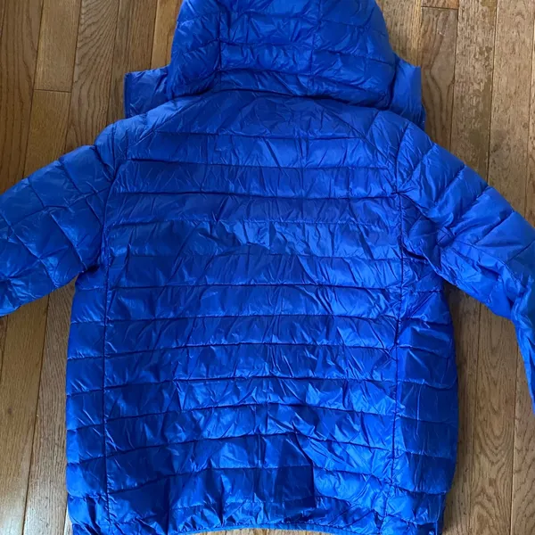 Vibrant Blue Hooded Puffer Jacket - Image 5