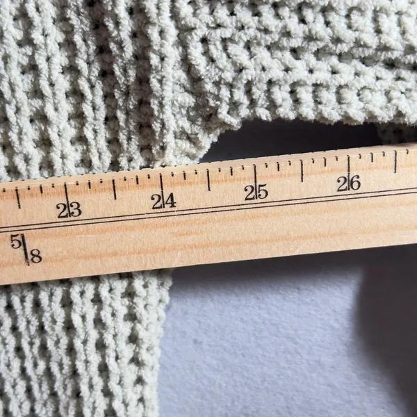503‎ | American Eagle Chunky Chenille Open Front Cardigan Sweater Sage Green XS - Image 4