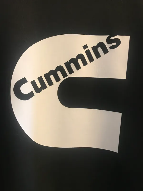 Cummins Hoodie Black Size Large - Image 4