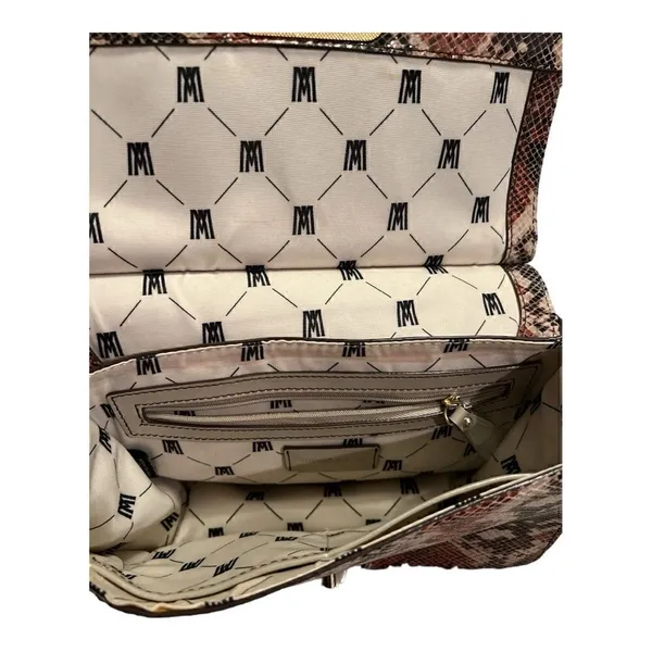 Antonio Melani snake print leather shoulder bag - Image 3