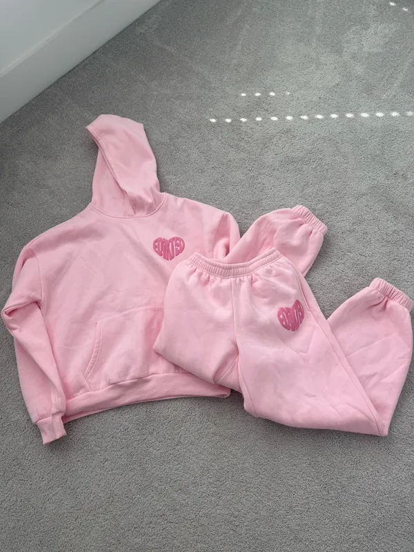 Edikted Pink sweat set - Image 3