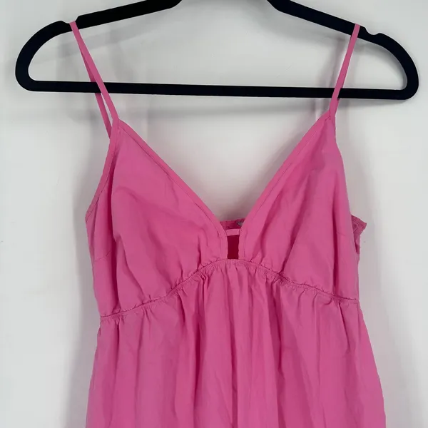 Rails Avril Hot Pink Tiered Midi Dress Sleeveless Sundress‎ Casual Summer - Image 4