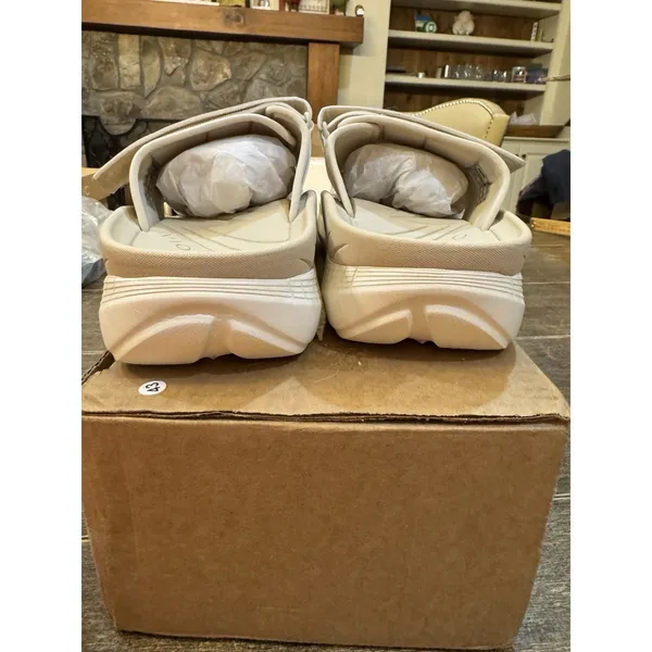 Vionic Renewal Adjustable Recovery Slide Sandals in cream Size M 8.5 W 10‎ - Image 6