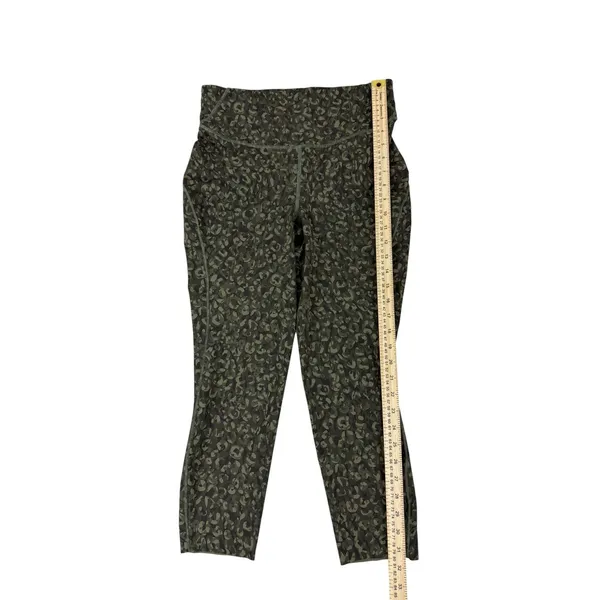 Lululemon Green Camo Ankle Zip Leggings Size 10 - Image 6
