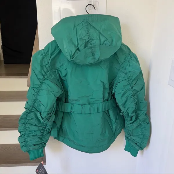 Free People FP Movement Lift Laugh Love Jacket Coat in Green Glow - NWT - Image 5