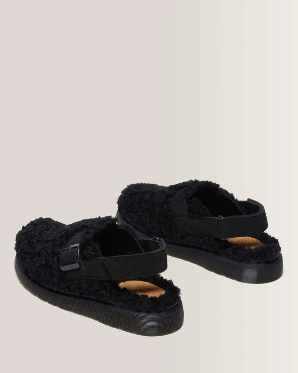 ✨ NWT Dr. Martens Jorge II WarmWair Fleece Slingback Mules - Black 🖤 (US W 8 / M 7 / EU 39) - Image 5
