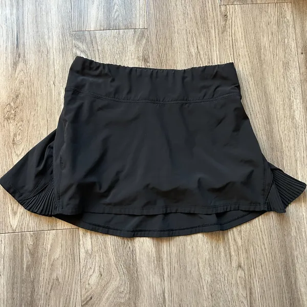 Lululemon Play Off The Pleats Skirt Tennis Pickleball Golf in Black Size 2 - Image 6