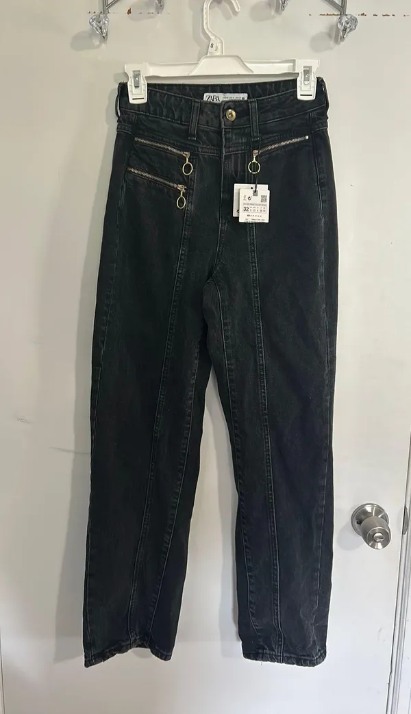 ZARA High rise Straight Jeans - Image 3