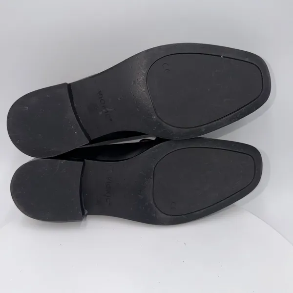 Vionic Mizelle Black Leather Chain Loafers Women's Size 7.5 Minimalist Academia - Image 7