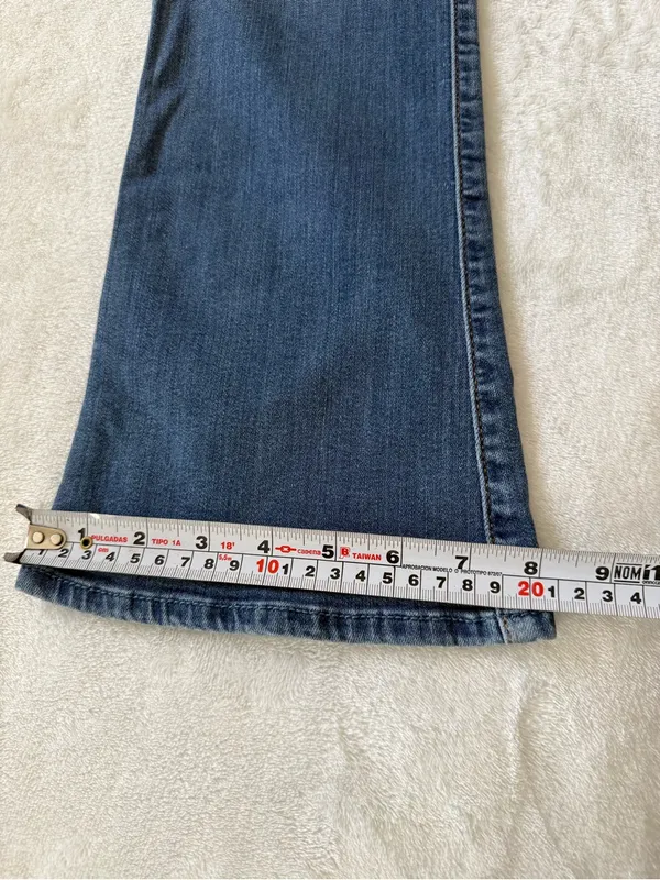 Miss Me Bootcut Jeans Size 27 Embellished Flap Pocket Y2K Denim - Image 14