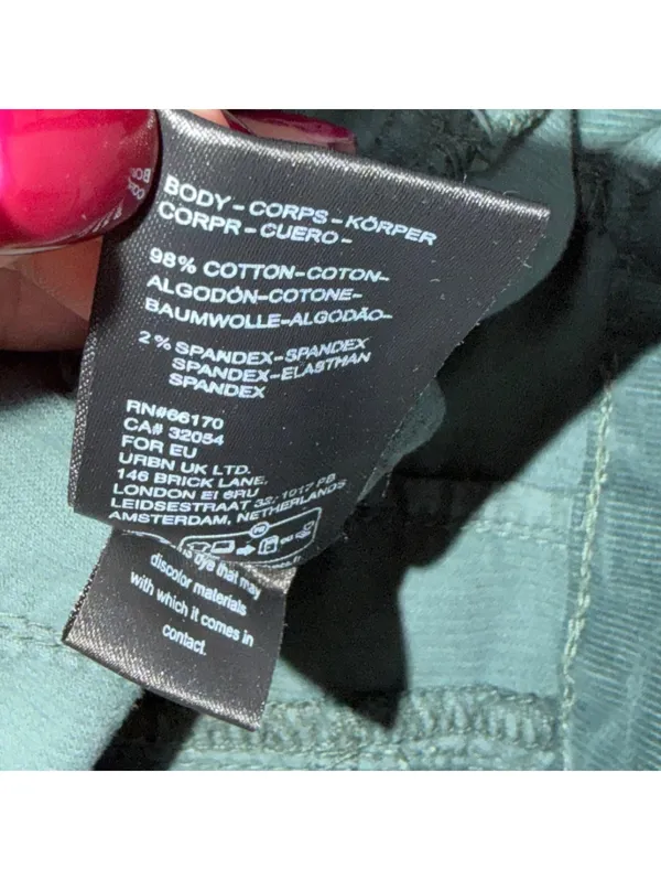 We The Free Green Corduroy Pants Size 31 - Image 9
