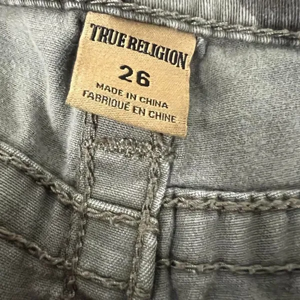 True-religion Women's Grey and Black Jeans - Image 2