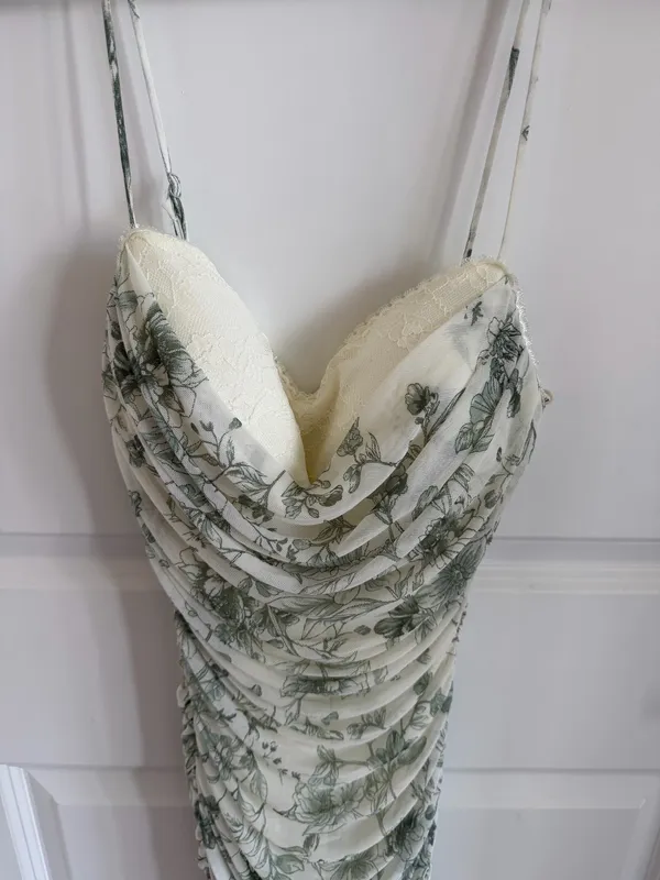 Windsor Floral Ruched Bodycon Dress - Image 2