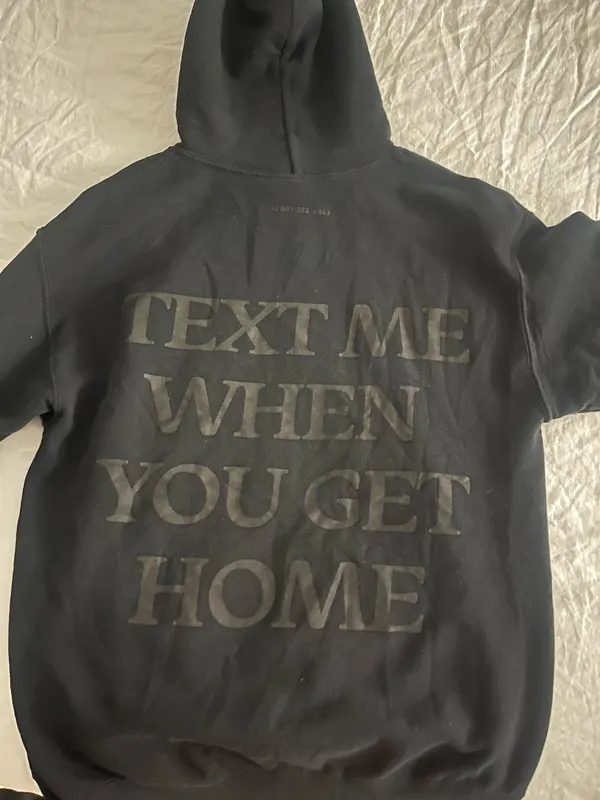 Lonely Ghost Sweatshirt Text Me When You Get Home - Image 2