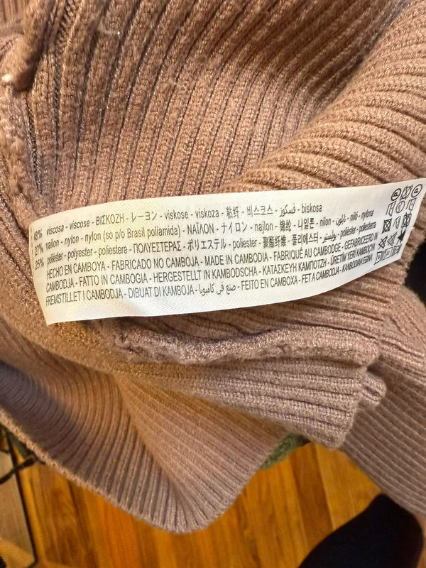 cropped Brown Sweater - Image 4