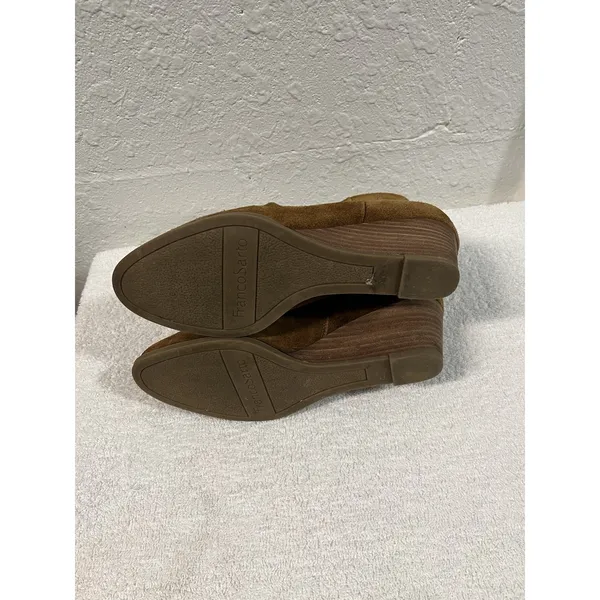 Franco Sarto Women's Suede Pleated Booties 8.5M - Image 8