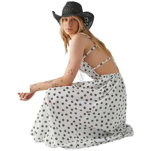 For Love and Lemons Brenda Floral Midi Daisy Dress Size Medium NWT - Image 7