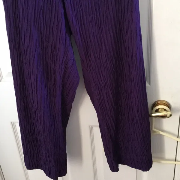FINAL MARKDOWN Unique ladies slacks medium Purple - Image 2