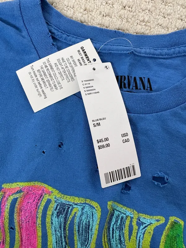 Urban Outfitters Graphic Tee Nirvana - Image 2