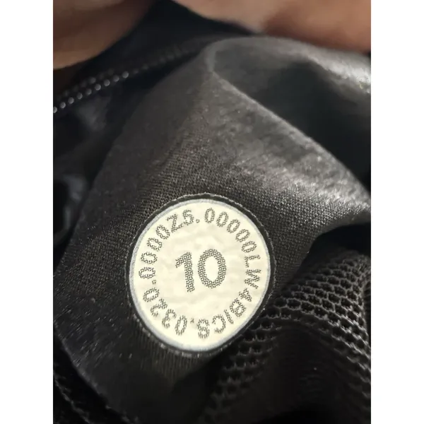 Lululemon With The Breeze Black‎ Nylon Full Zip Windbreaker Jacket Size 10 - Image 7