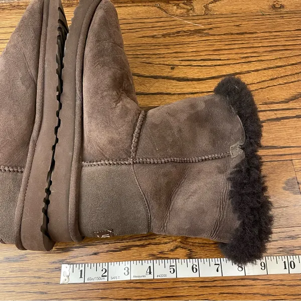 UGG Brown Fur Lined Boots - Image 4