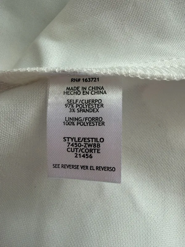 City Vibe NWT Junior Size L Floral Print Scuba Fit&Flare Mini Dress White Lilac Pink - Image 10