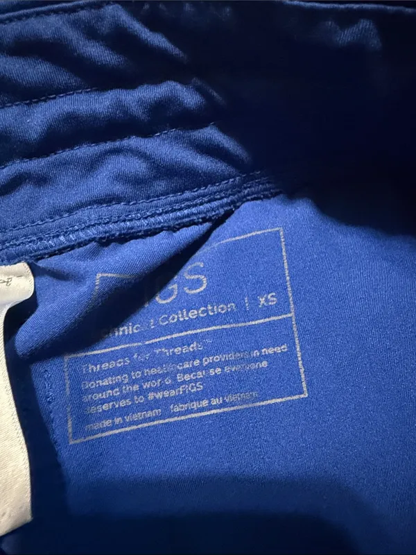 Figs Women's Winning Blue Zamora Jogger Scrub Pants XS - Image 6