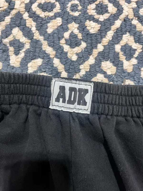 Adika black joggers with pink dragon detail womens s - Image 2